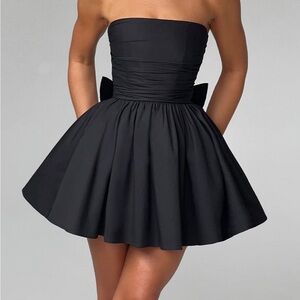 Katrina Mini Black Dress